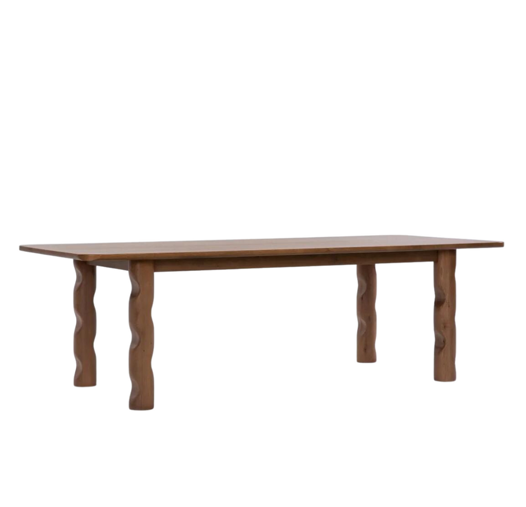 Wave 98" Dining Table - Sienna