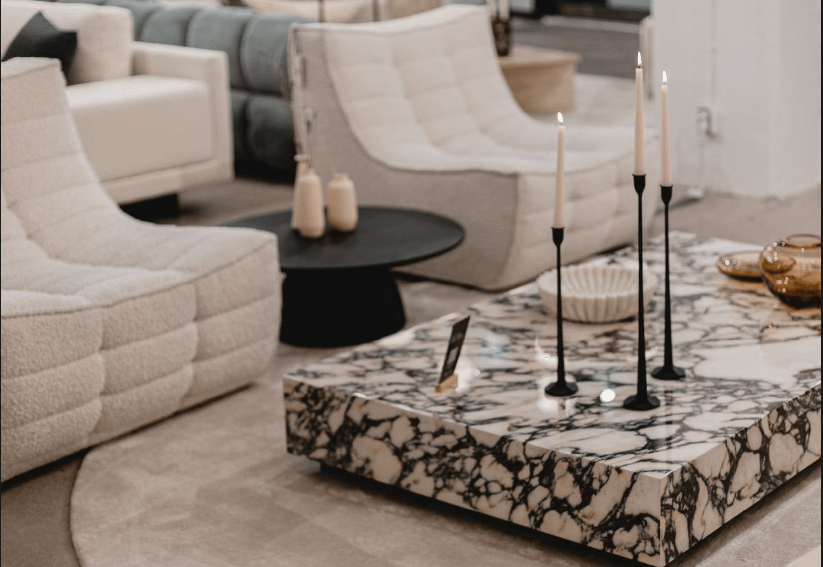 Liza Coffee Table - Viola Marble, Rectangular | HOME by BE.