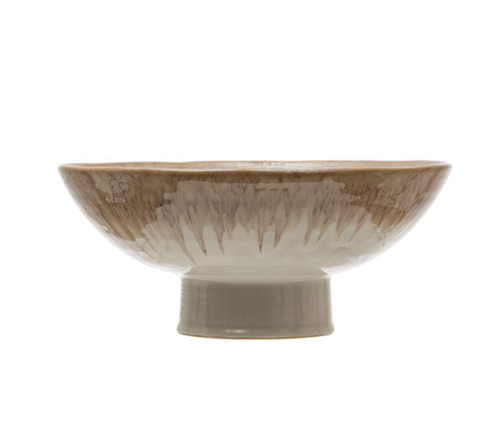 Jessi Stoneware Footed Bowl